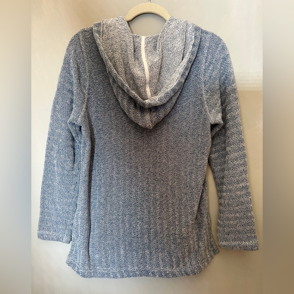 Faherty Light Blue Cozy Hoodie Pullover - Picture 7 of 8